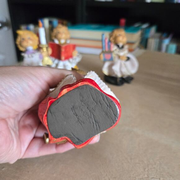 Vintage 1987 Fontanini Roman Simonetti Italy Choir Altar Boys Christmas Set of 4 - Picture 16 of 16